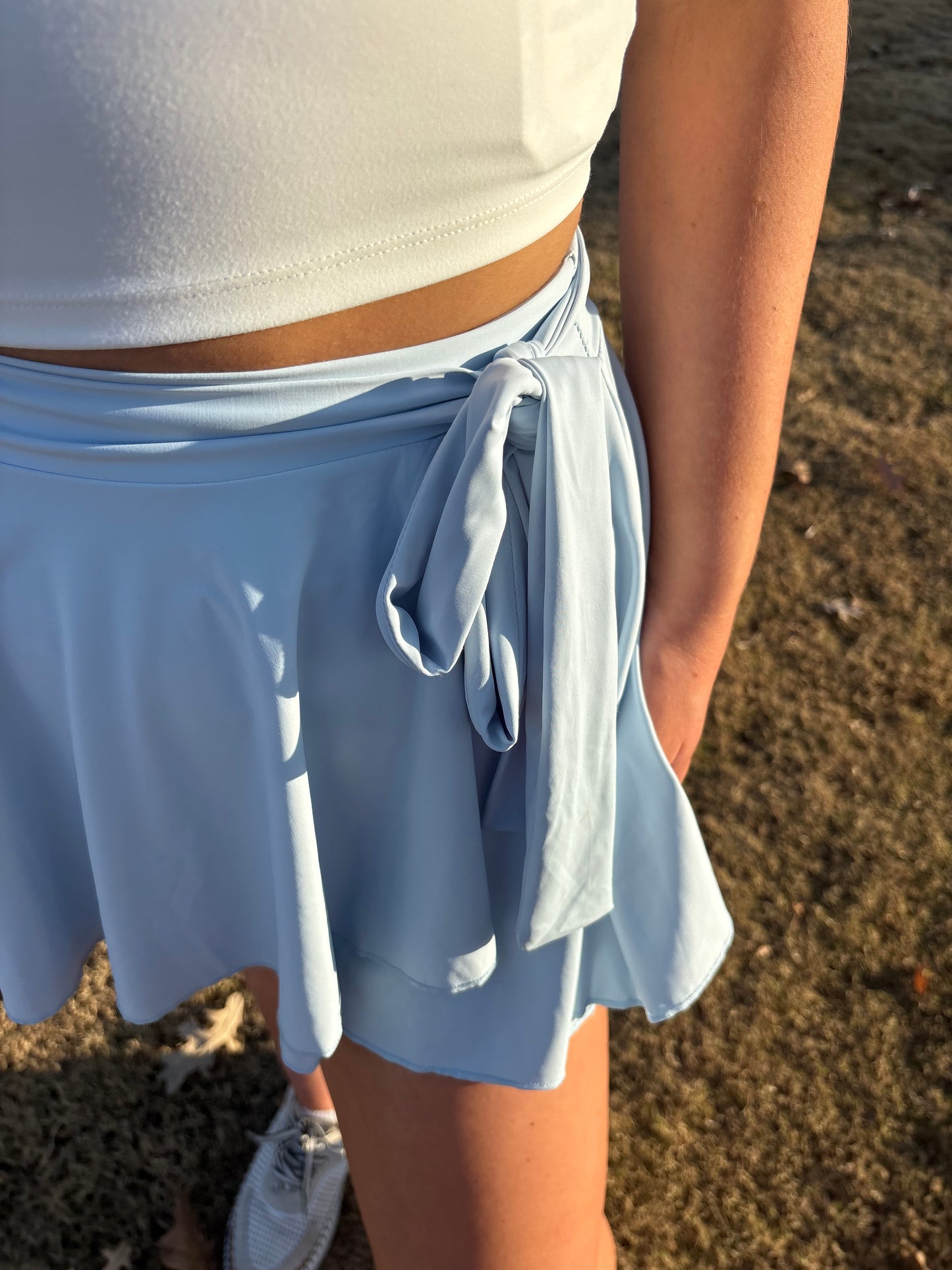 Baby Blues Wrap Skirt