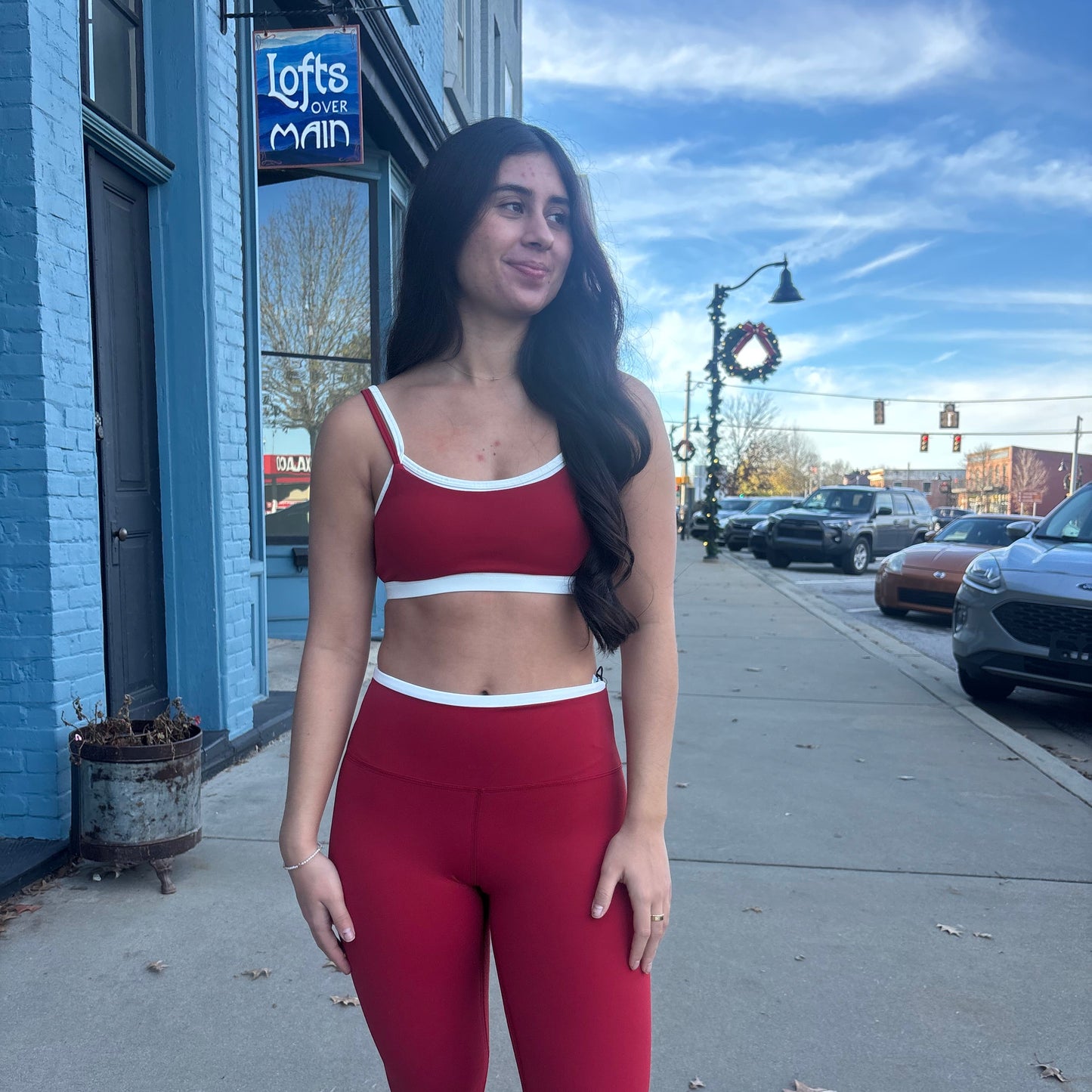 Cherry Athletic Top