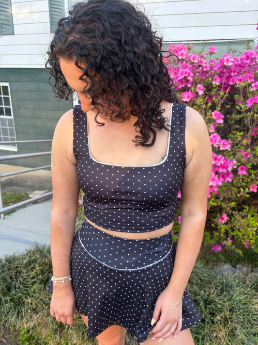 Polka dot skirt