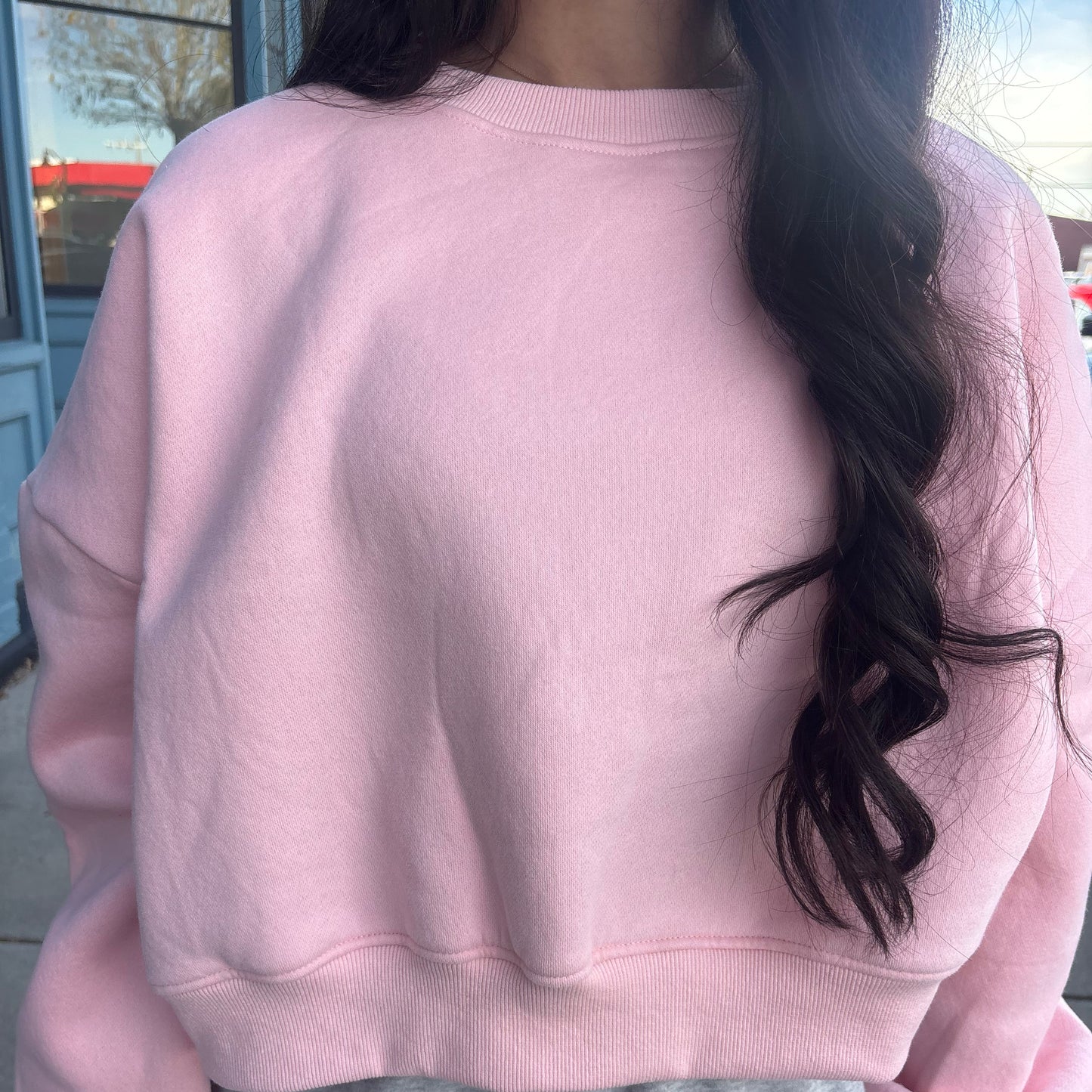 Pink Crewneck Sweatshirt