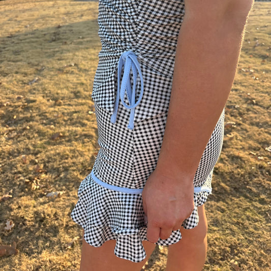 Black and White Athletic Skirt