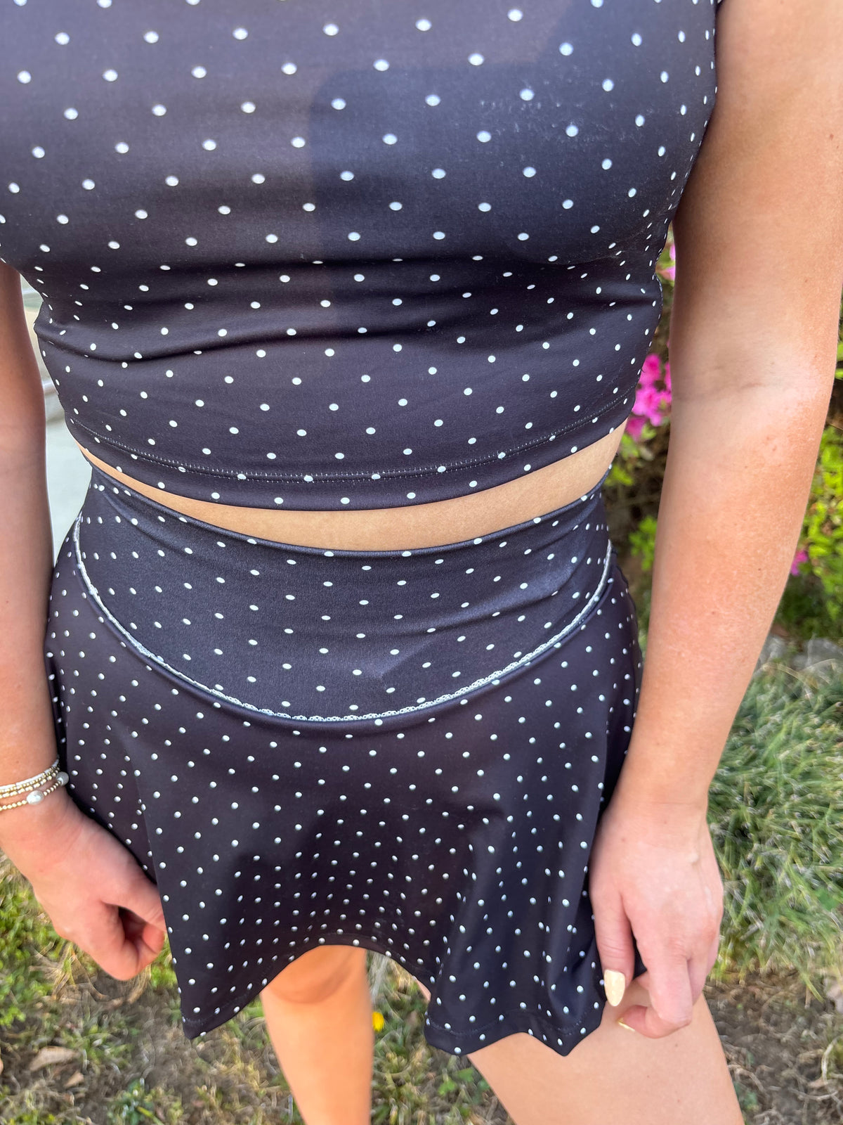 Polka dot skirt
