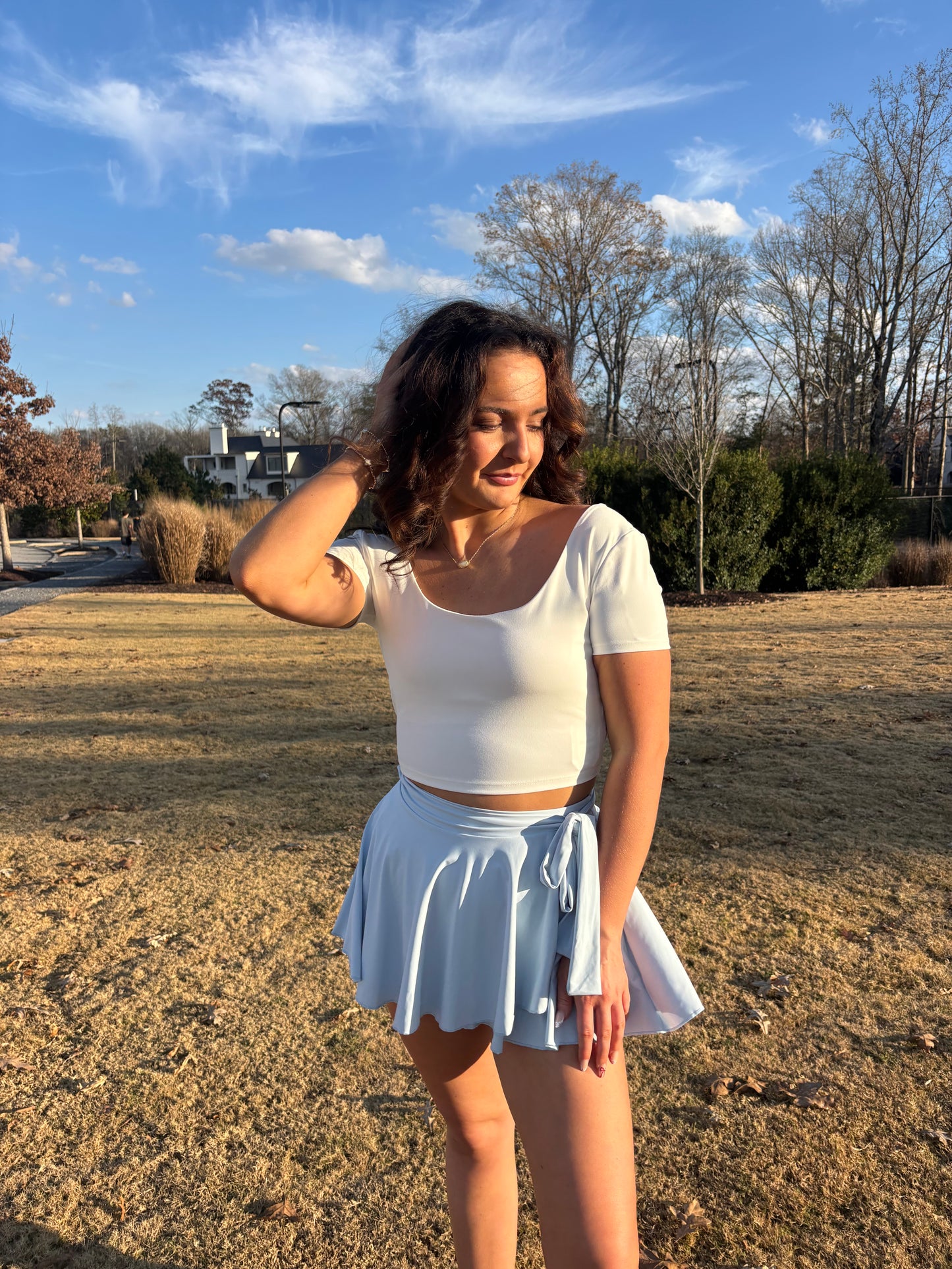 Baby Blues Wrap Skirt