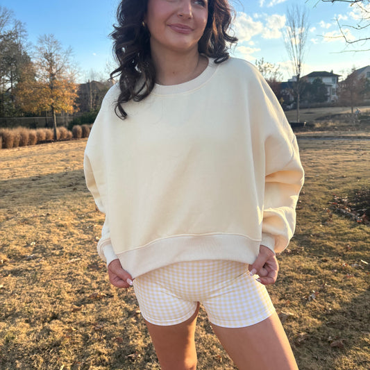 Cream Crewneck Sweatshirt