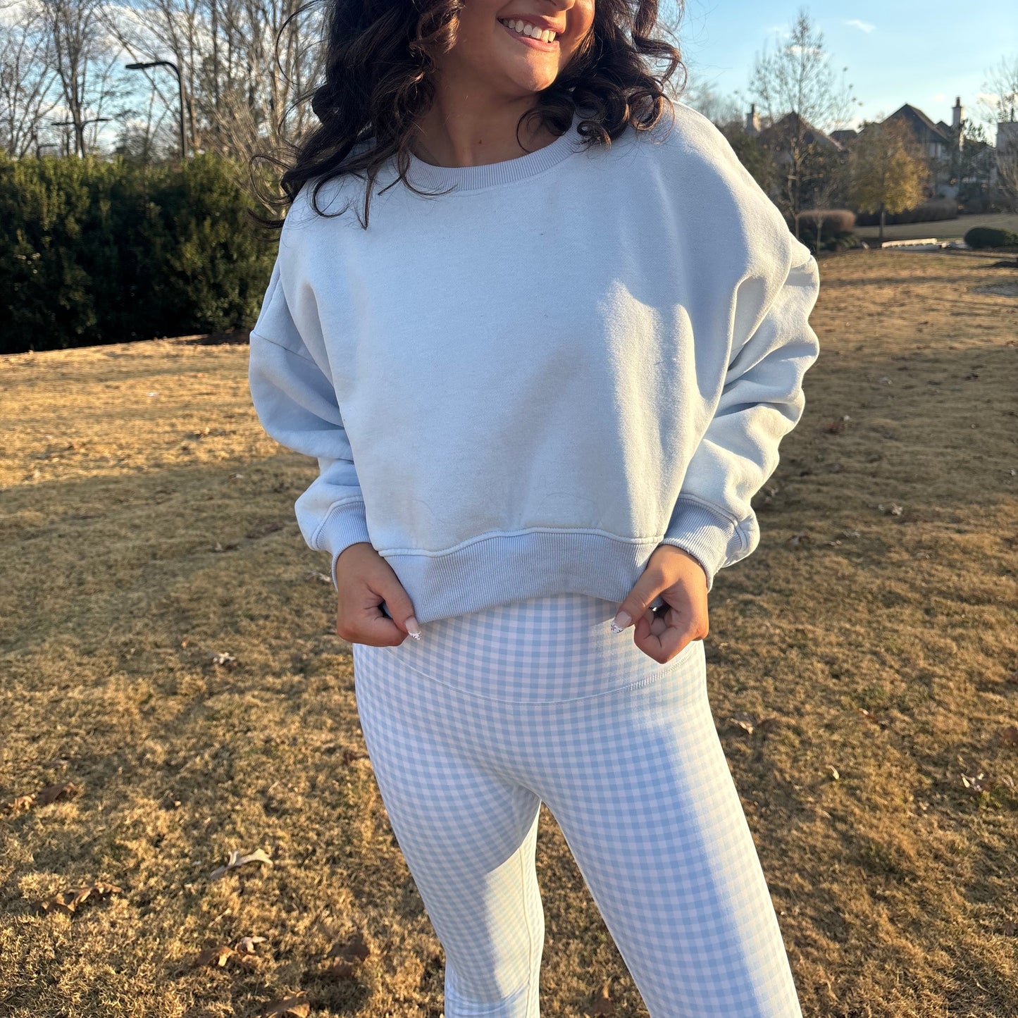 Blue Crewneck Sweatshirt