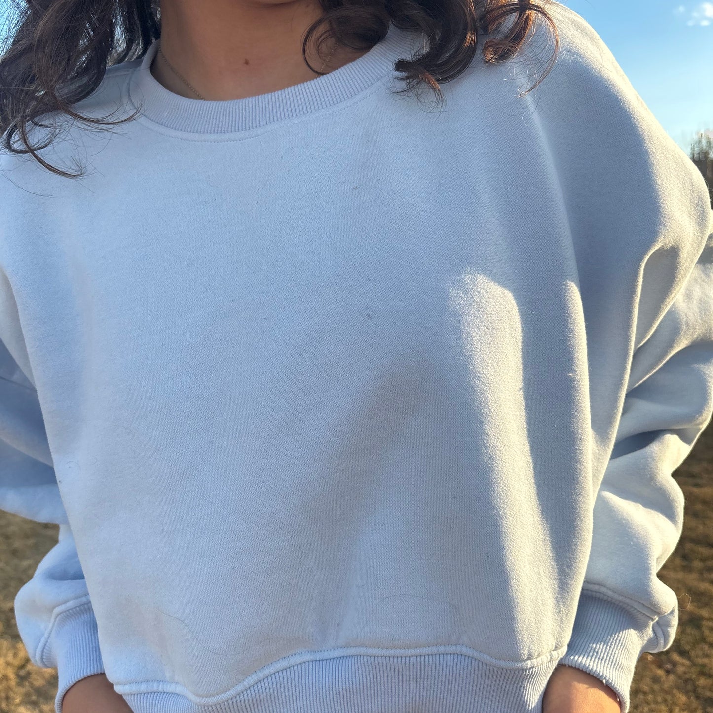 Blue Crewneck Sweatshirt