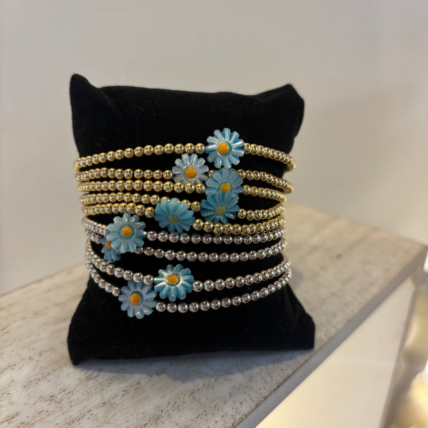 Bora Silver Daisy Bracelet