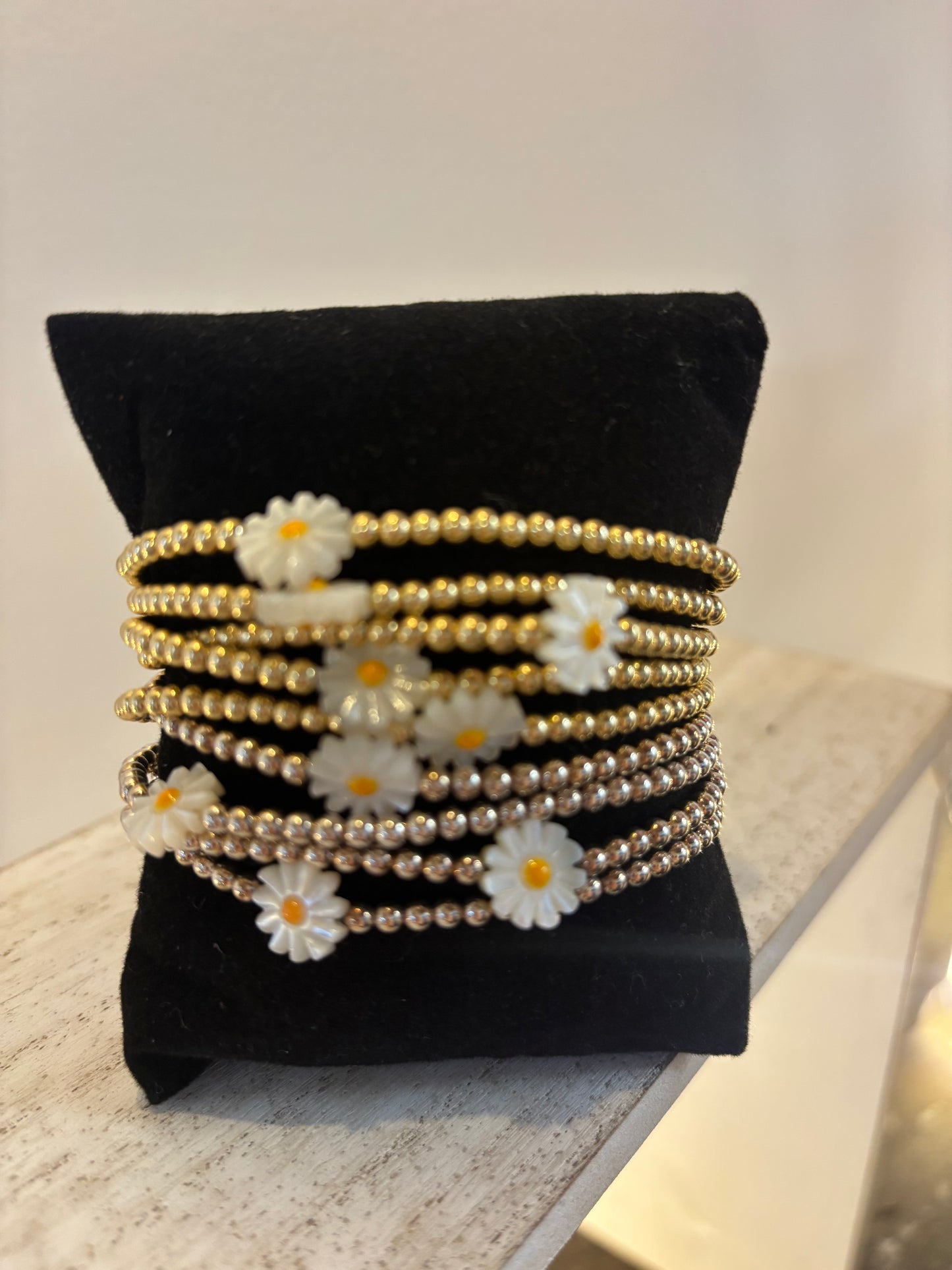 Bora Silver Daisy Bracelet