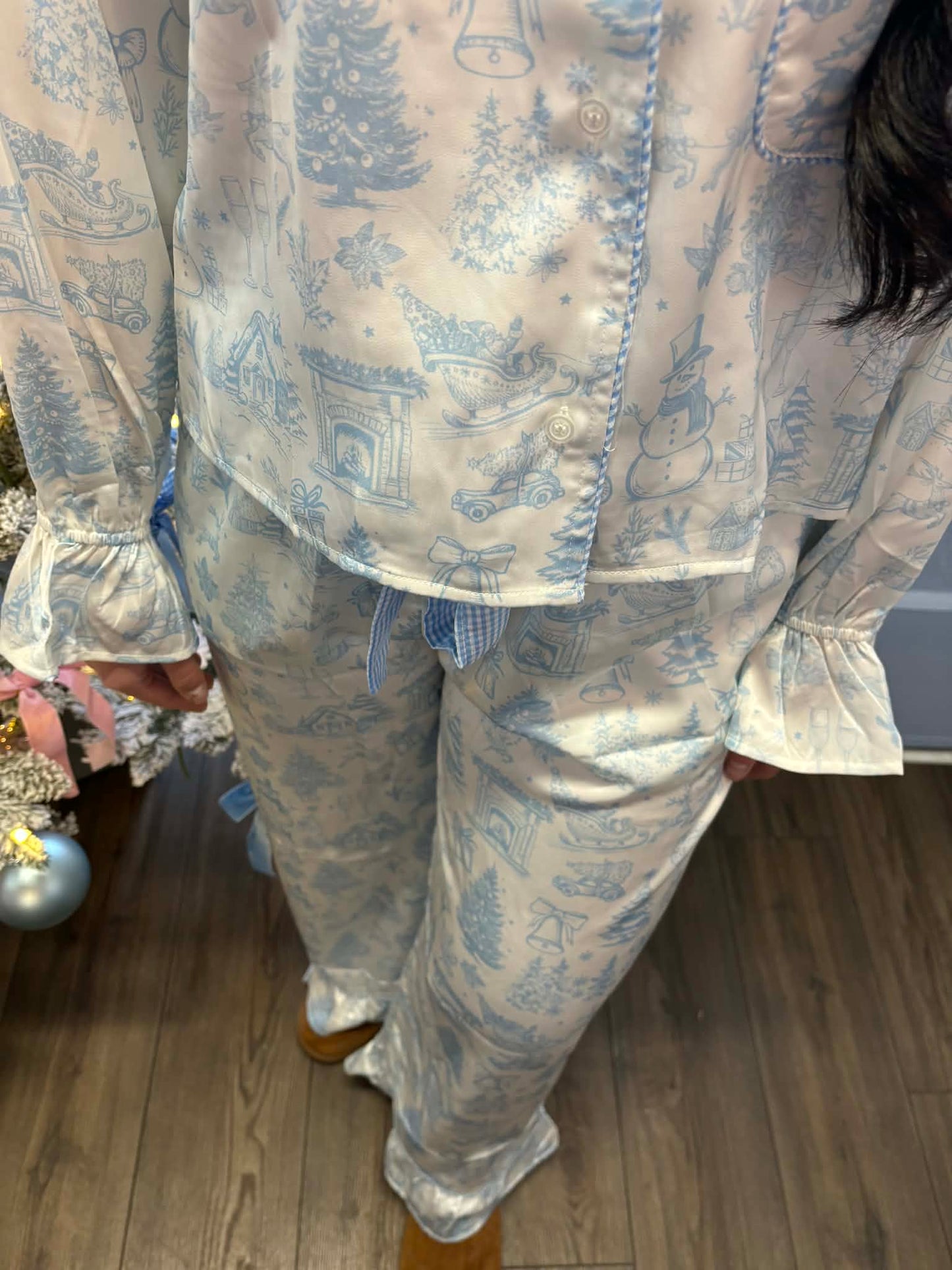Blue Christmas PJ Pants